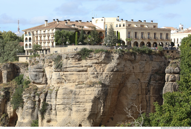 Cliffs Overgrown Rock