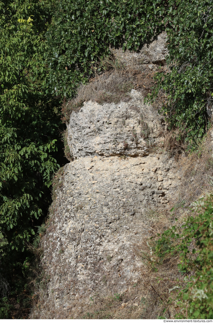 Cliffs Overgrown Rock