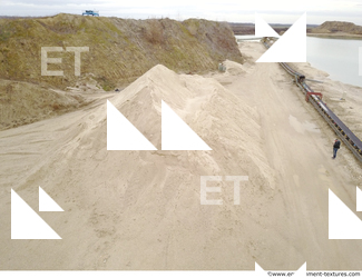 Background Gravel Quarry