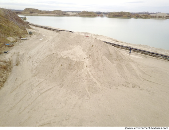 Background Gravel Quarry