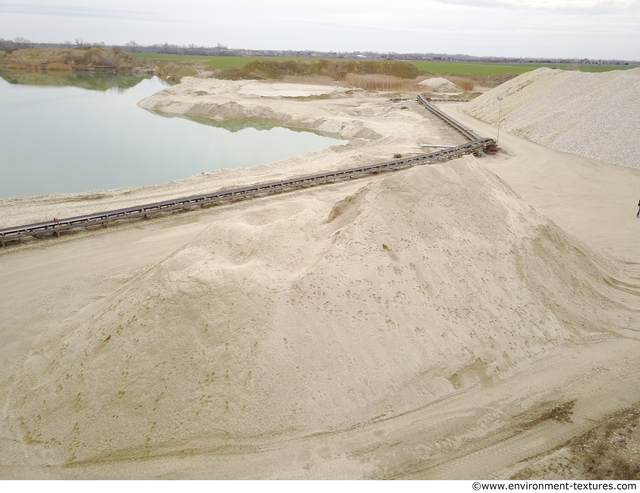 Background Gravel Quarry