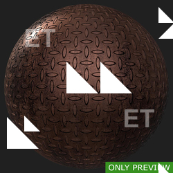 PBR substance material of metal floor rusty created in substance designer for graphic designers and game developers