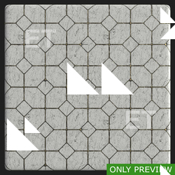 PBR substance material of marble floor created in substance designer for graphic designers and game developers