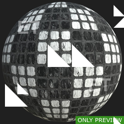 PBR substance material of stone floor created in substance designer for graphic designers and game developers