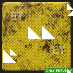 PBR substance material of metal floor rusted created in substance designer for graphic designers and game developers.