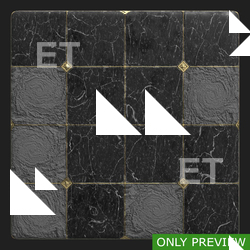 PBR substance material of marble floor damaged created in substance designer for graphic designers and game developers