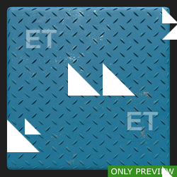 PBR substance material of metal floor painted blue created in substance designer for graphic designers and game developers