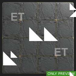 PBR substance material of floor damaged created in substance designer for graphic designers and game developers