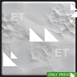 PBR substance material of ground snow created in substance designer for graphic designers and game developers