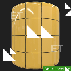 PBR substance material of wall tiles glossy created in substance designer for graphic designers and game developers