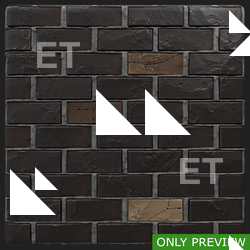 PBR substance material of wall bricks old created in substance designer for graphic designers and game developers