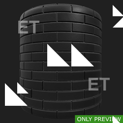 PBR substance material of wall bricks modern created in substance designer for graphic designers and game developers