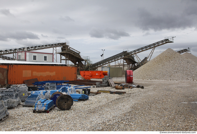 Background Gravel Quarry