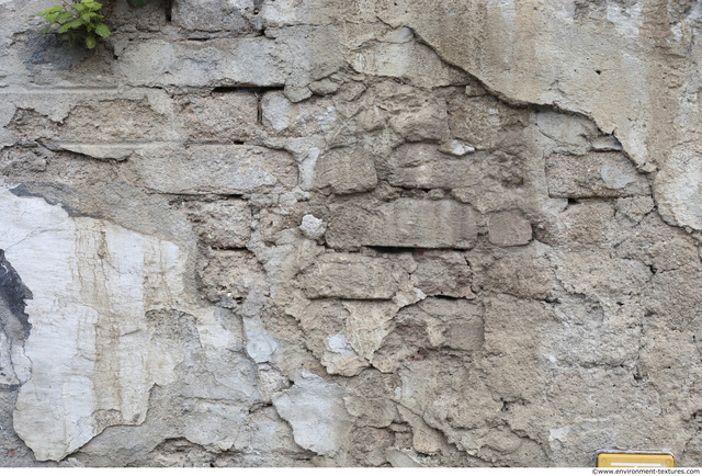 Wall Bricks Plastered