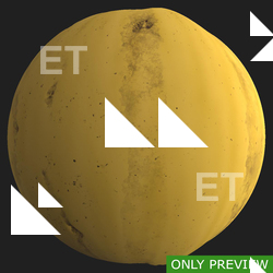 PBR substance material of banana skin created in substance designer for graphic designers and game developers