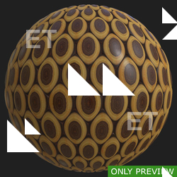 PBR substance material of gecko skin created in substance designer for graphic designers and game developers