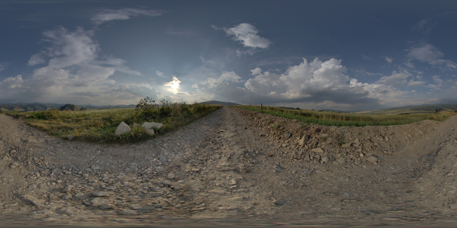 Panorama HDR background nature