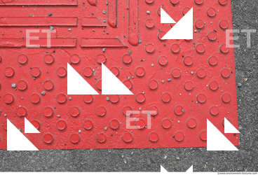 road asphalt red pattern 0001