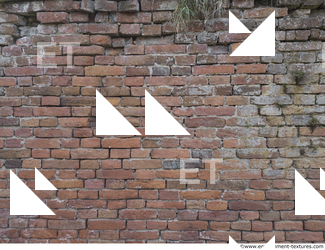 wall bricks old 0019