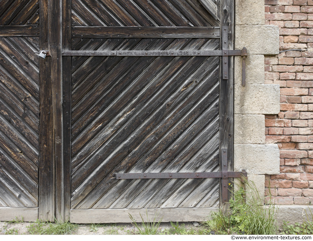 Double Wooden Doors