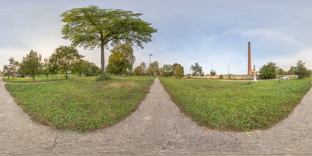 panorama  HDRi background park