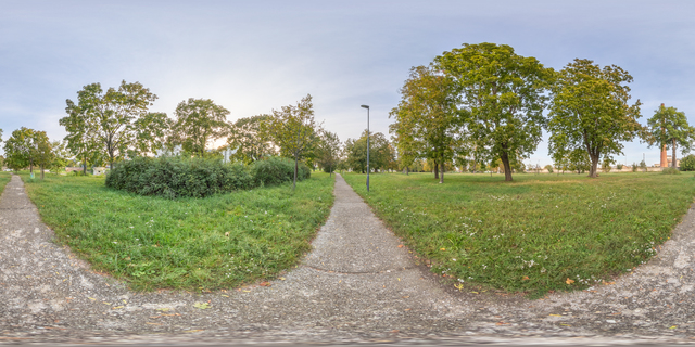 panorama  HDRi background park