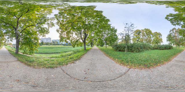 panorama  HDRi background park