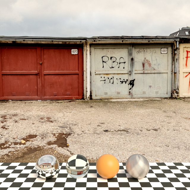 Panorama HDR background street building