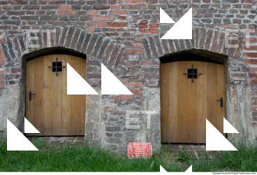 Single Old Wooden Doors