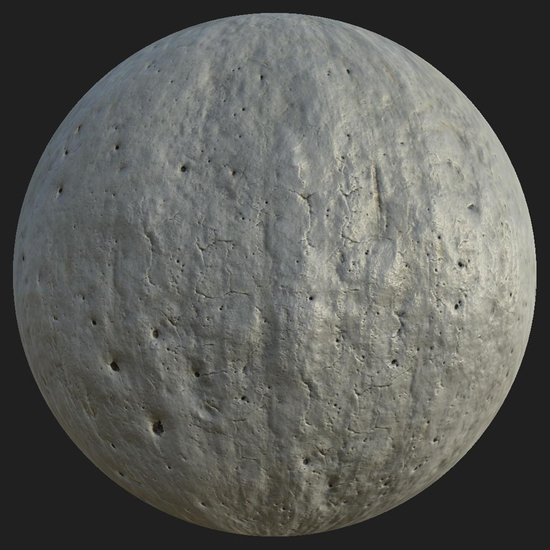 PBR texture concrete bare