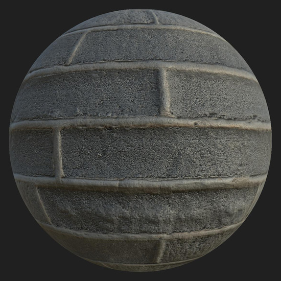 PBR texture wall bricks