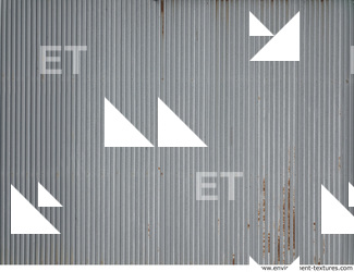 Rusted Corrugated Plates Metal