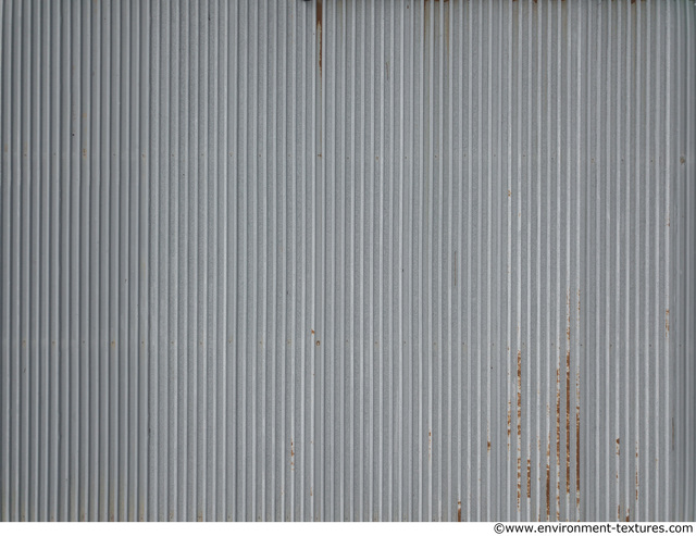 Rusted Corrugated Plates Metal