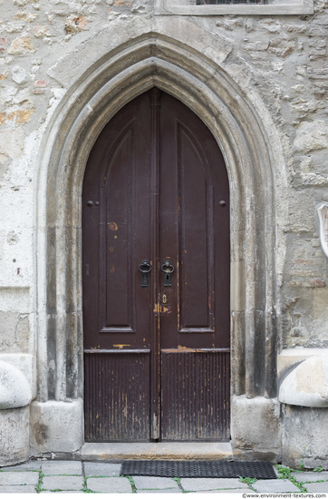 Single Old Wooden Doors