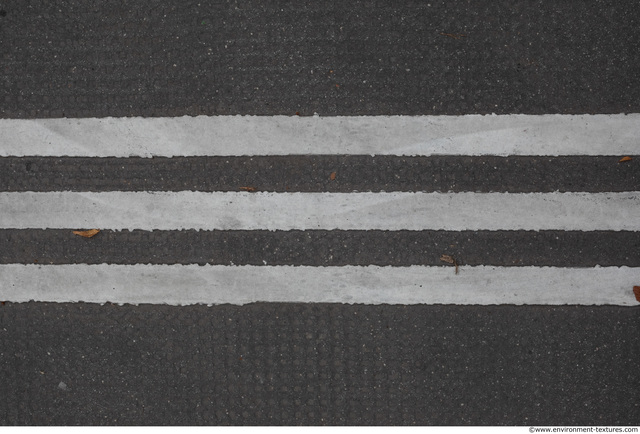 Painted Asphalt Road Lines