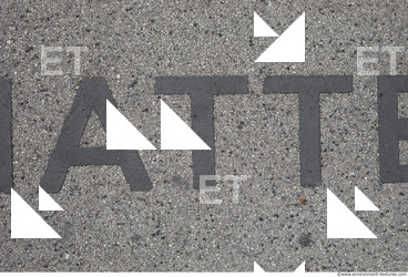 Letter and Numbers Sign