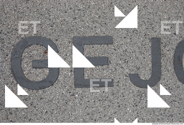 Letter and Numbers Sign