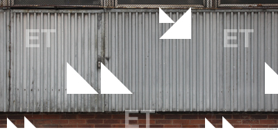 metal corrugated plates bare 0001