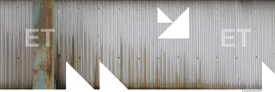 metal corrugated plates dirty 0002