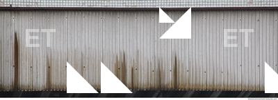 metal corrugated plates dirty 0003