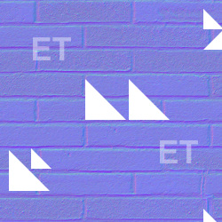 seamles wall bricks normal map 0001