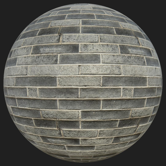 PBR texture wall bricks