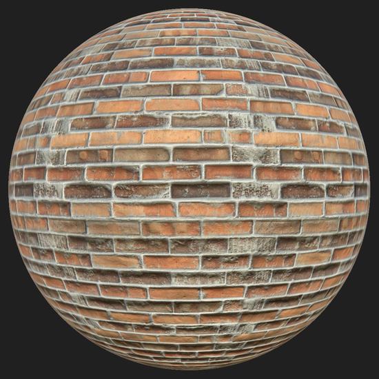 PBR texture wall bricks