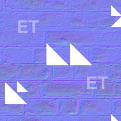 seamless wall bricks normal 0007