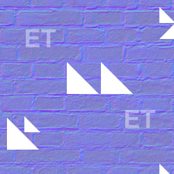 seamless wall bricks normal 0009