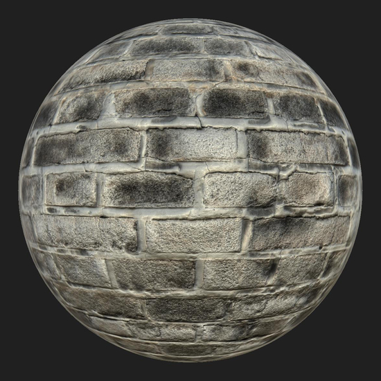 PBR texture wall bricks