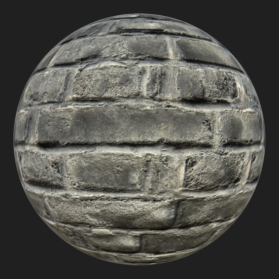 PBR texture wall bricks