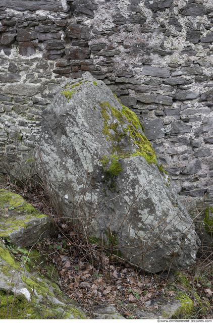 Cliffs Overgrown Rock