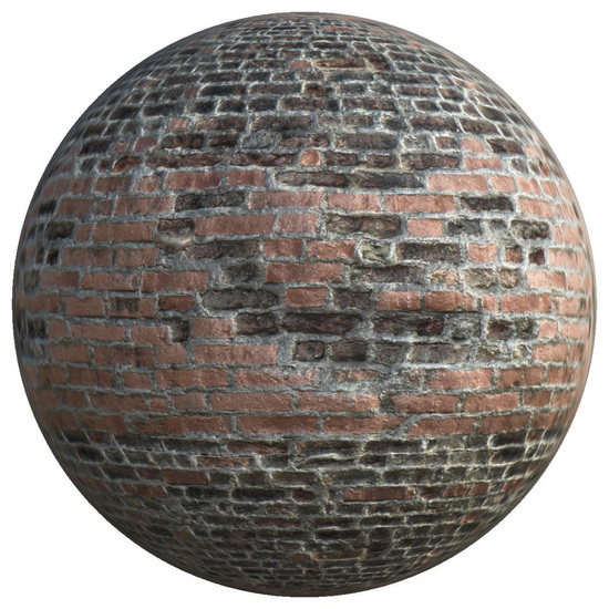 PBR texture wall bricks