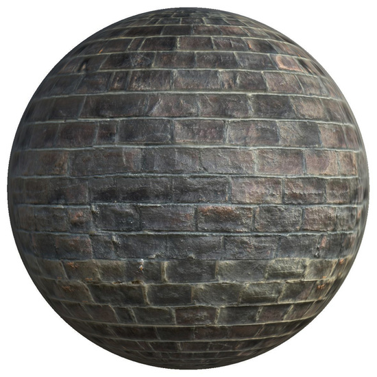 PBR texture wall bricks